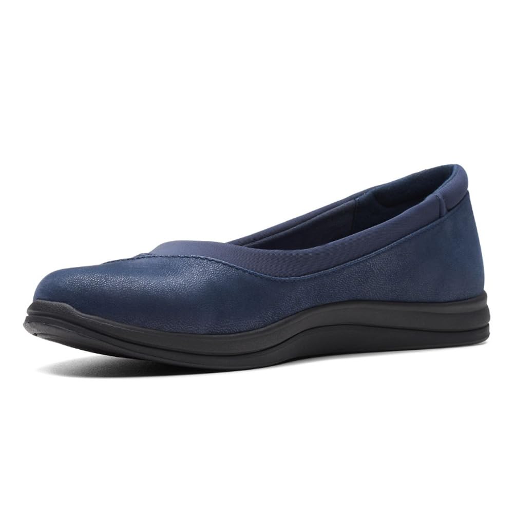 Clarks Women Blue’s Breeze Ayla Ballet Flat Navy Size 5.5
