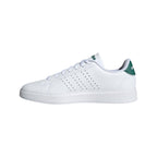 Adidas Men Advantage 2.0 Sneakers White/Black/Collegiate Green Size 9