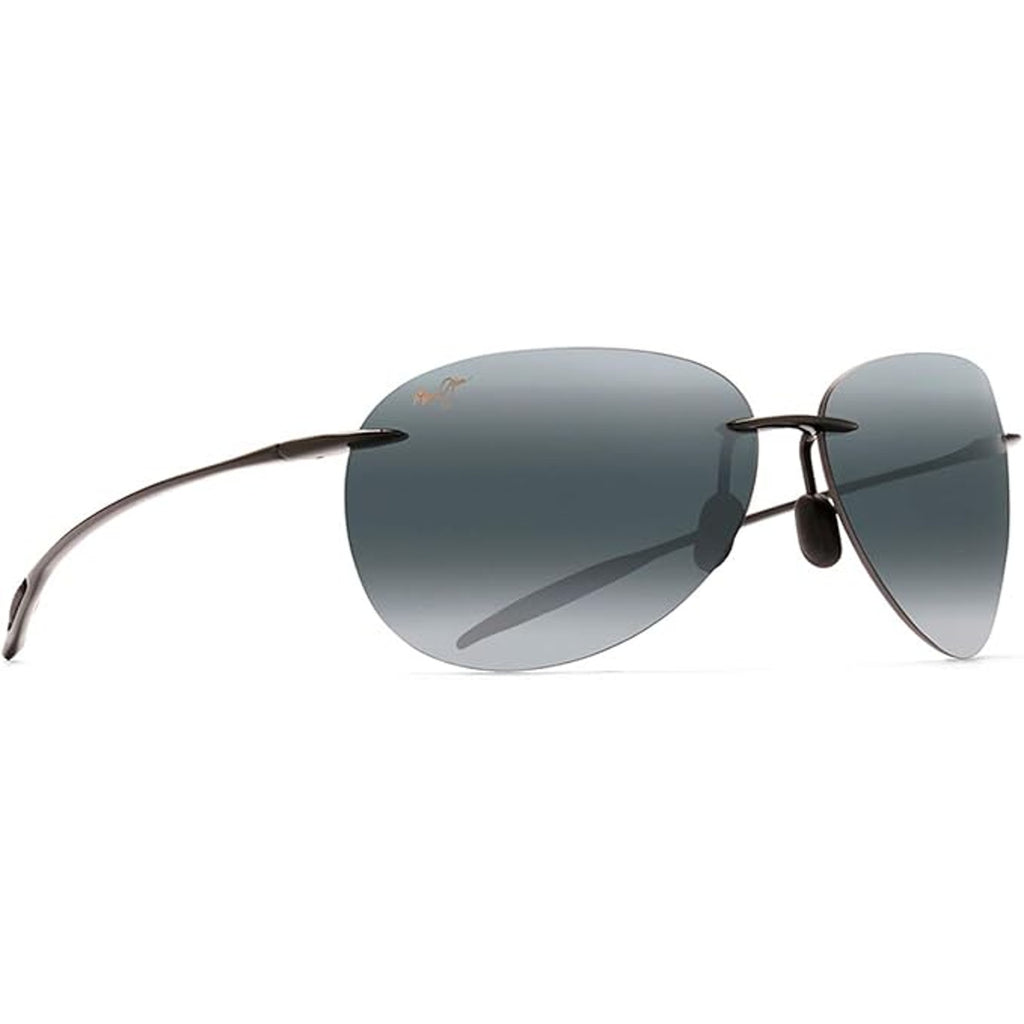 Maui Jim Unisex Polarized Sunglasses Grey Size Medium