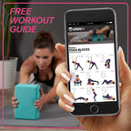 URBNFit Yoga Blocks 2 Pack with Strap High Density Foam