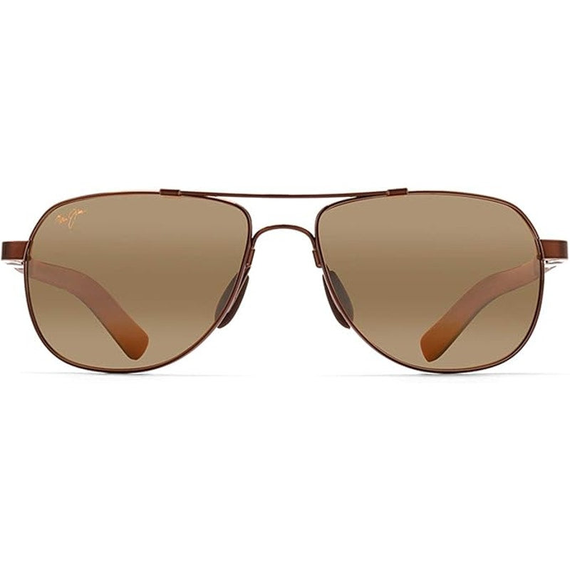 Maui Jim Unisex Polarized Aviator Sunglasses, Size Medium