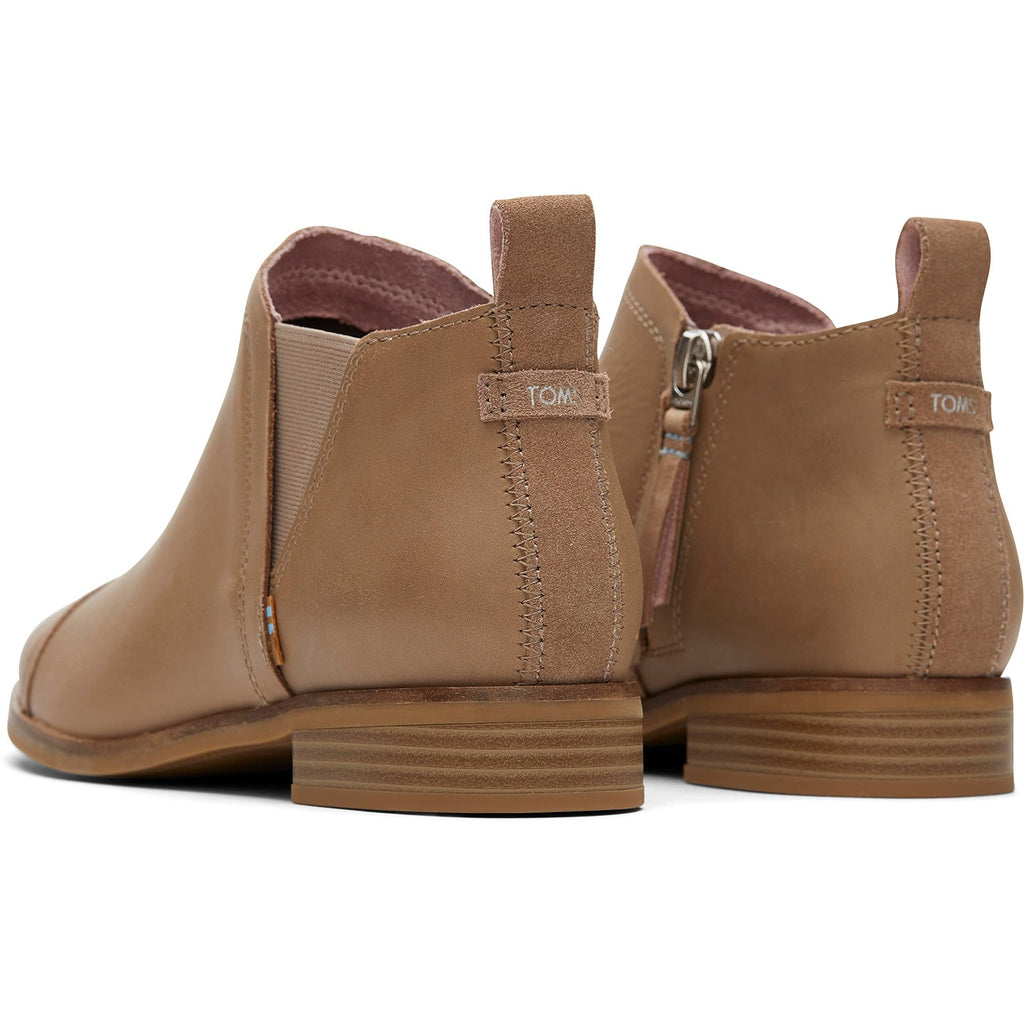 TOMS Women Reese Pull-On Ankle Boots Grey Size 6
