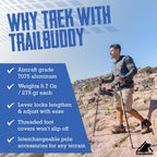 TrailBuddy 7075 Aluminum Trekking Poles