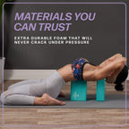 URBNFit Yoga Blocks 2 Pack with Strap High Density Foam