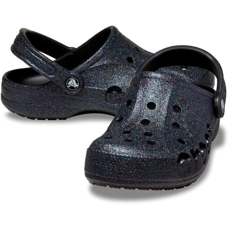 Crocs Unisex Baya Two-Strap Slide Sandals - Black -12 Women/10 Men
