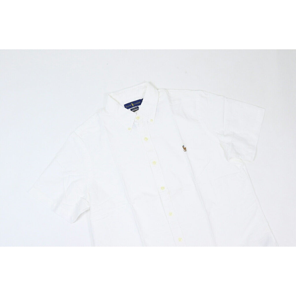 Polo Ralph Lauren Men Classic Fit Short Sleeve Shirt White Size XL