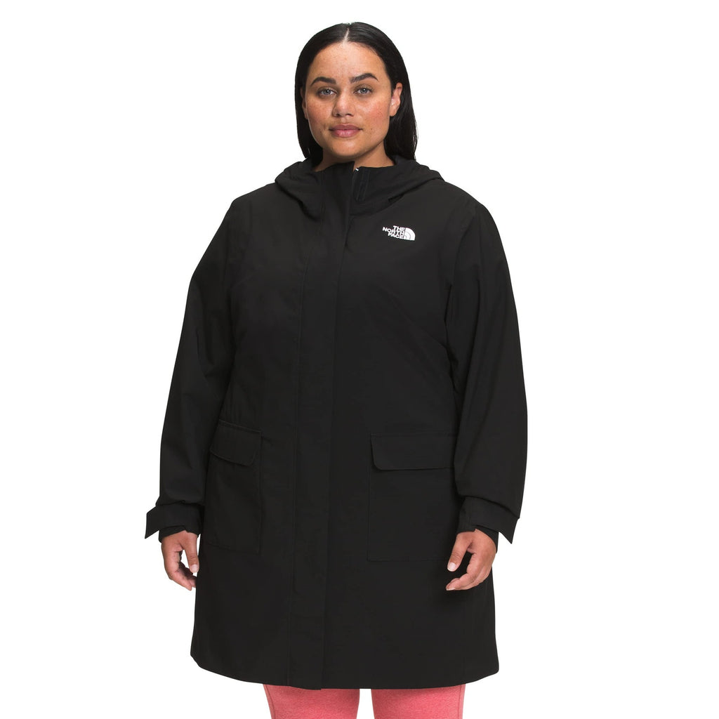 The North Face City Breeze Parka Women Rain Jacket Black Size XS