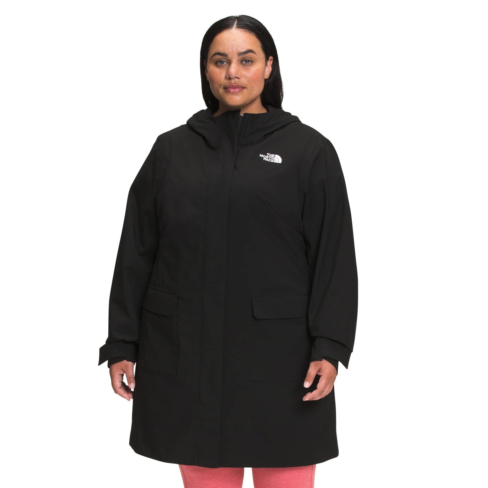 The North Face City Breeze Parka Women Rain Jacket Black Size XS