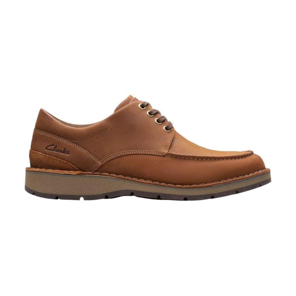 Clarks Men Gravelle Low Tan Leather 8 Wide