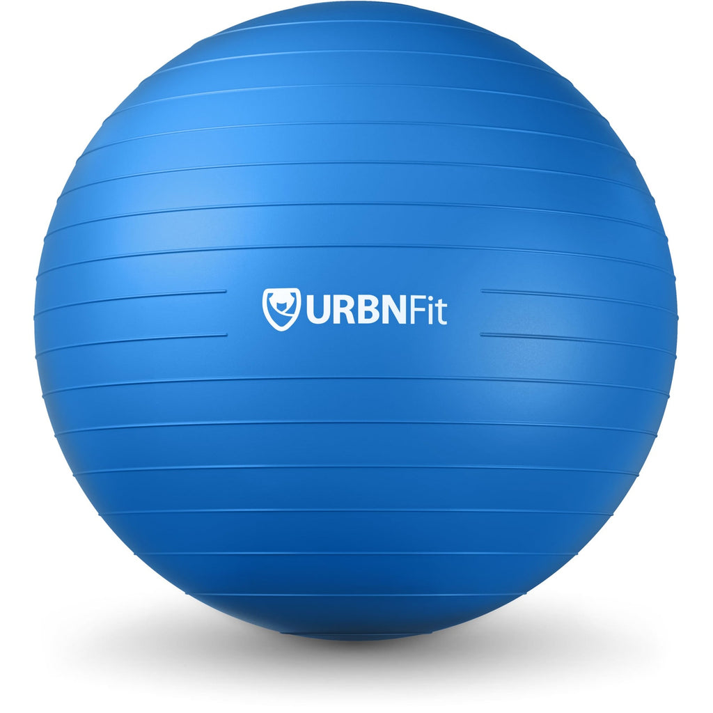 URBNFit 65cm Exercise Ball for Stability & Yoga, Blue