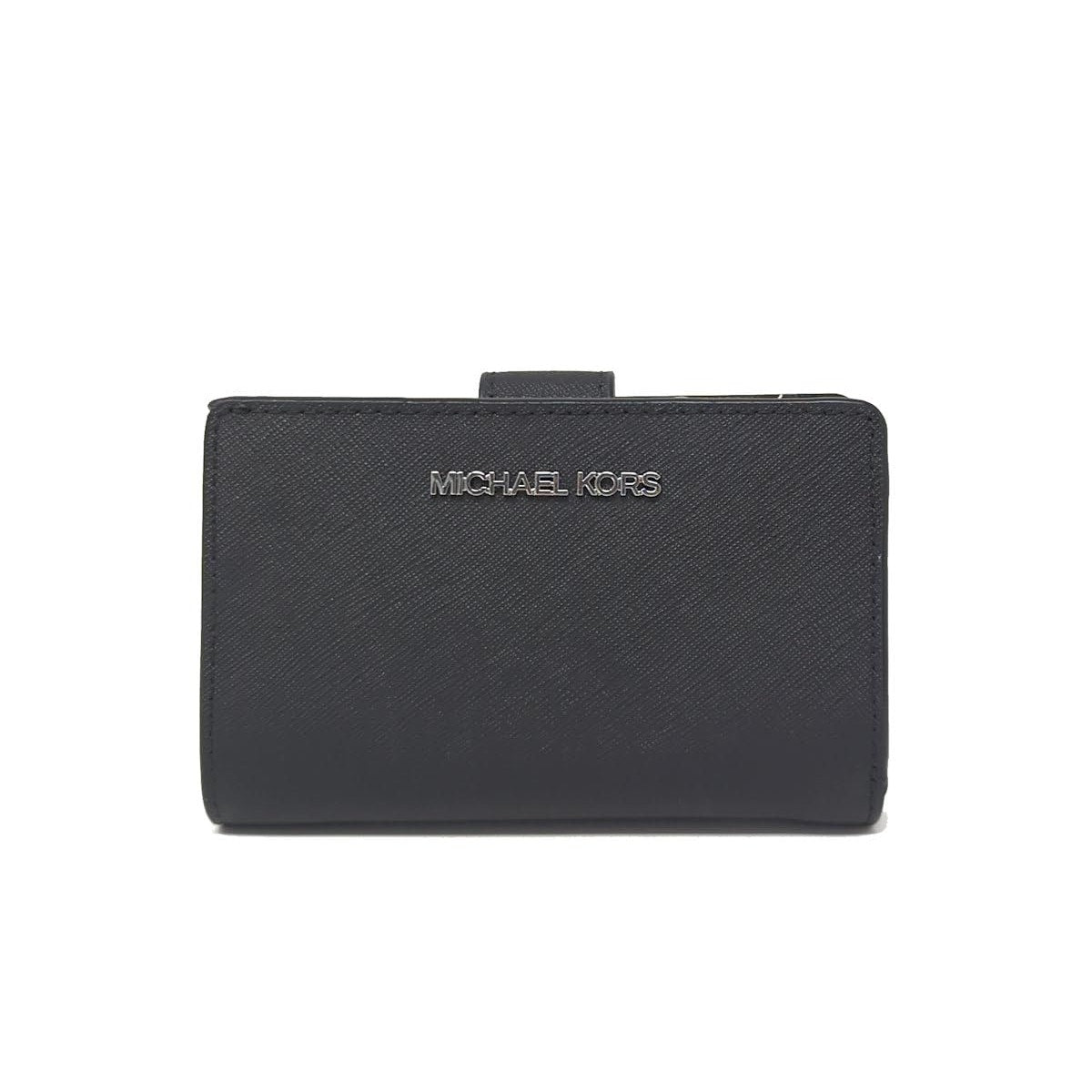 Michael Kors Women Bi-Fold Clutch Pale Blue/Black M