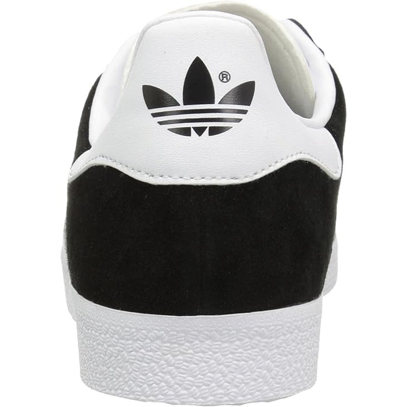 Adidas Men Originals Gazelle Casual Shoes Black/White/Gold Metallic Size 11