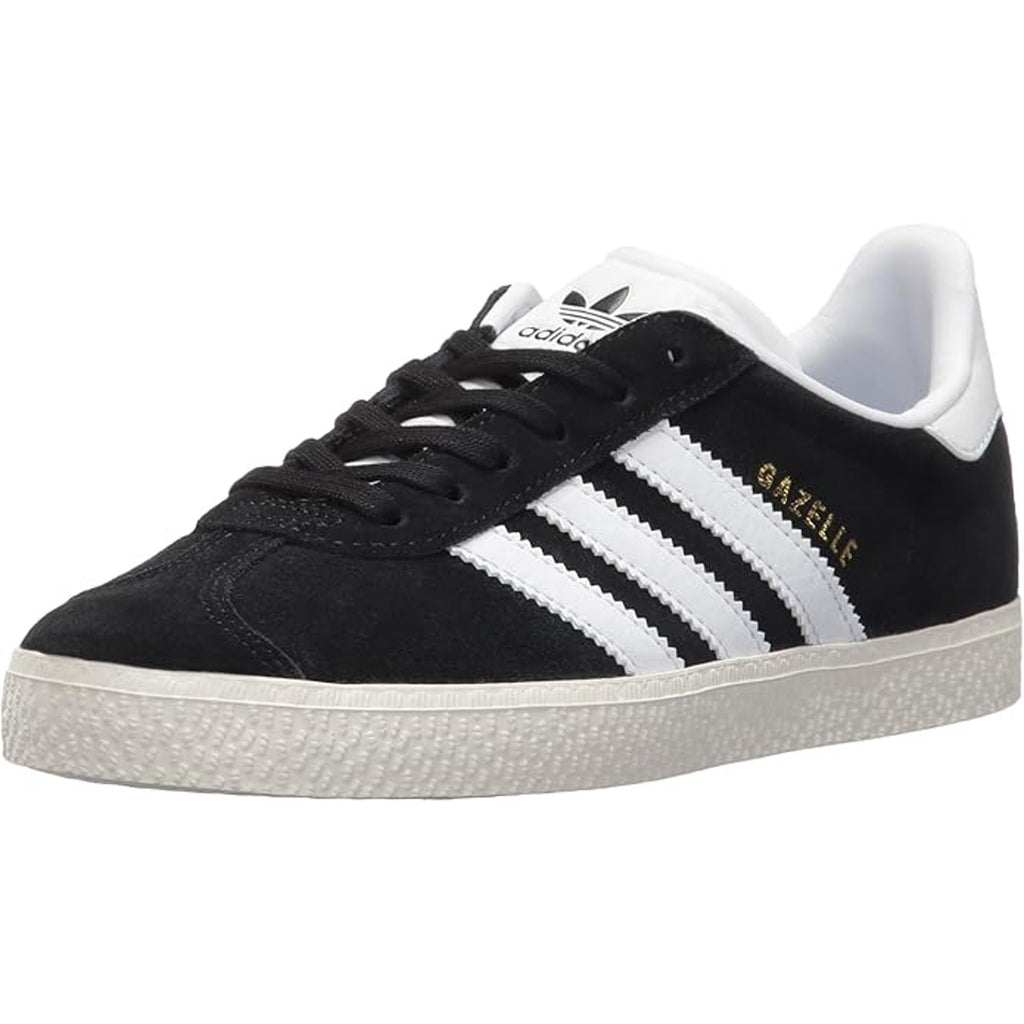Adidas Originals Gazelle Black/White/Gold Big Kid