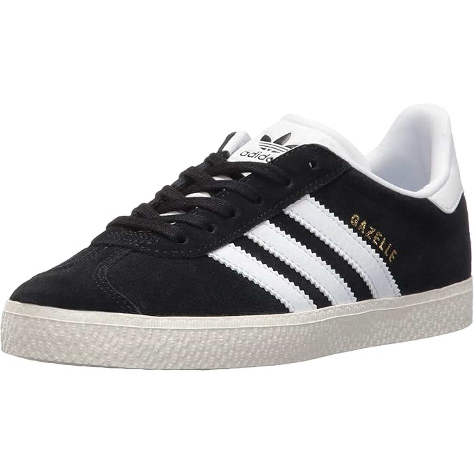 Adidas Originals Gazelle Black/White/Gold Big Kid