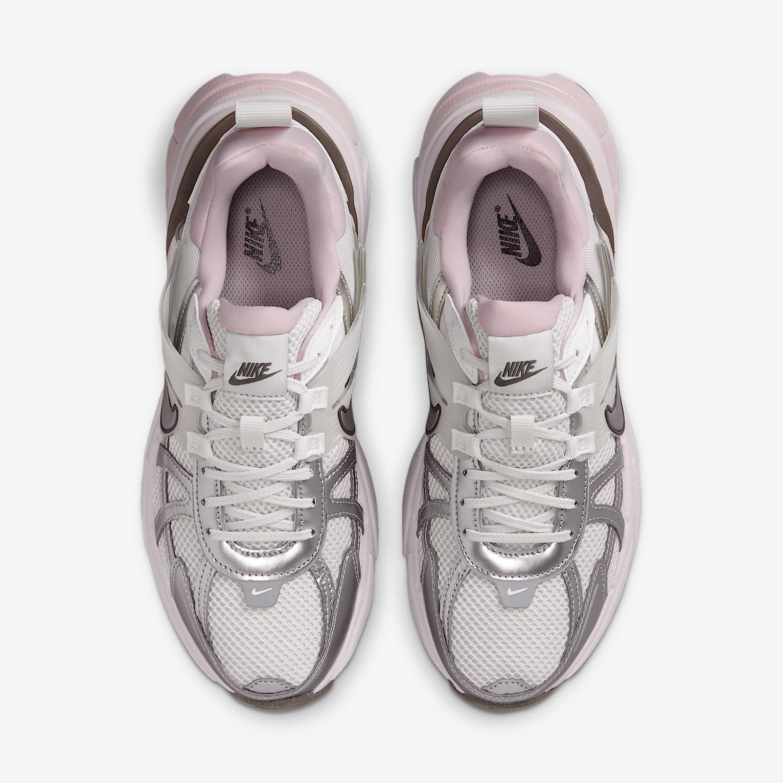 Nike Women Run Shoes (Platinum White/Cave Stone/Silver) Size 8