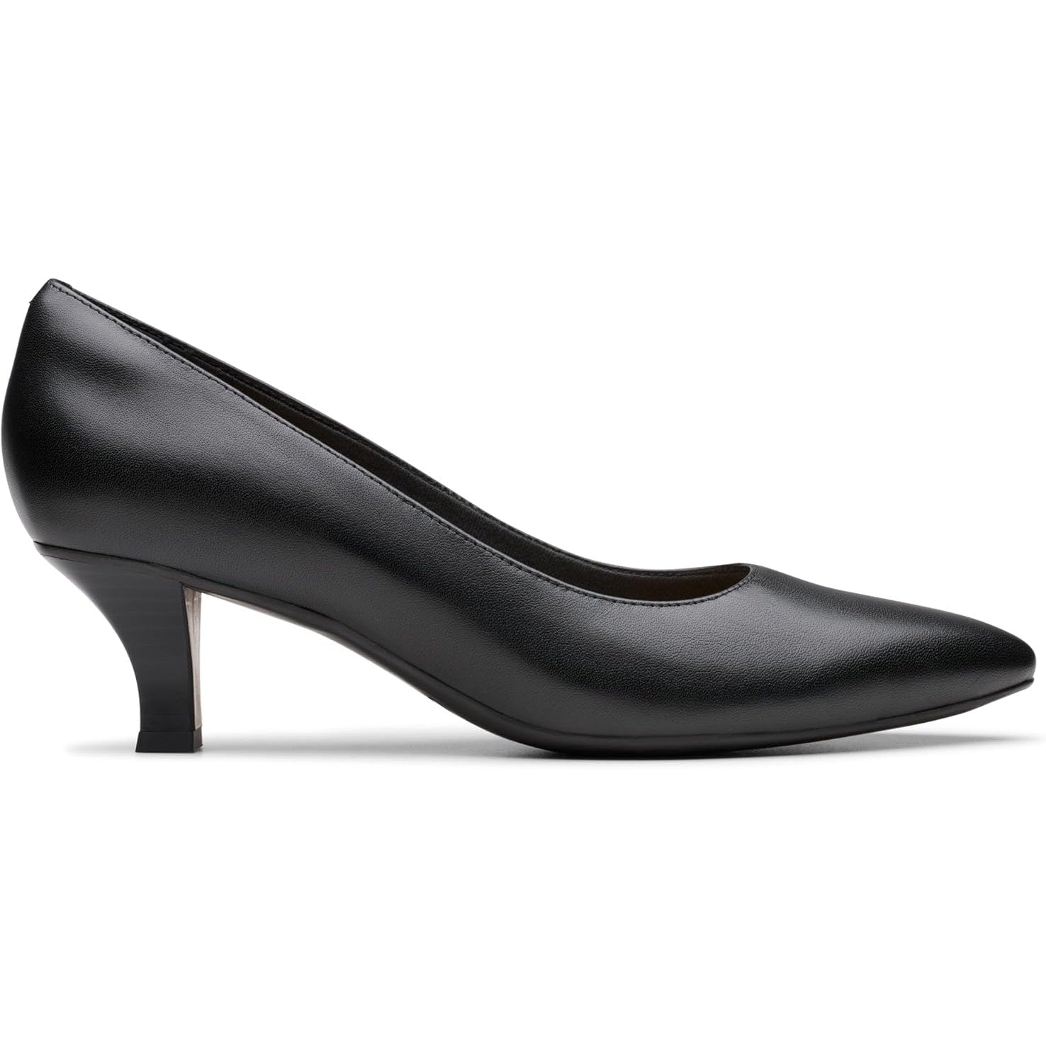 Clarks Women Kepley Vine Kitten Pump in Black Size 6.5 M