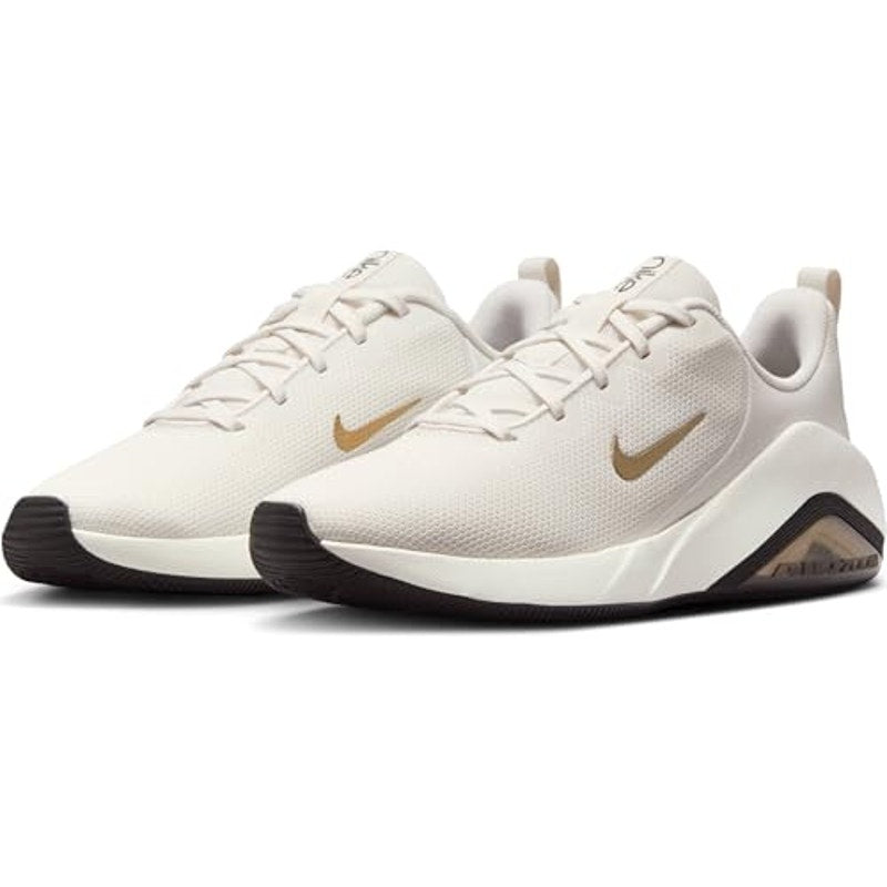 Nike Women Bella 7 Sneakers Phantom Metallic Gold Black Sail Size 6