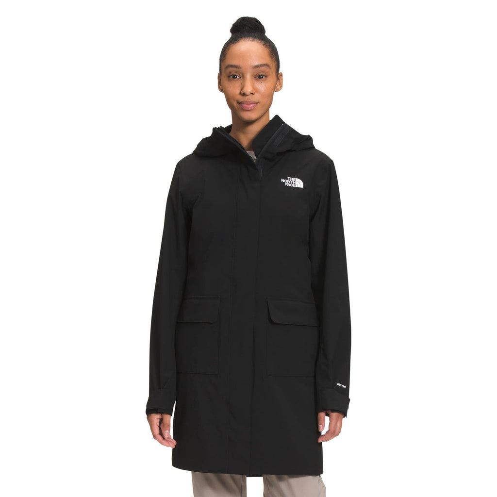 The North Face City Breeze Parka Women Rain Jacket Black Size XS