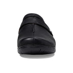 Clarks Women Un Loop Ease Shoes Black Leather