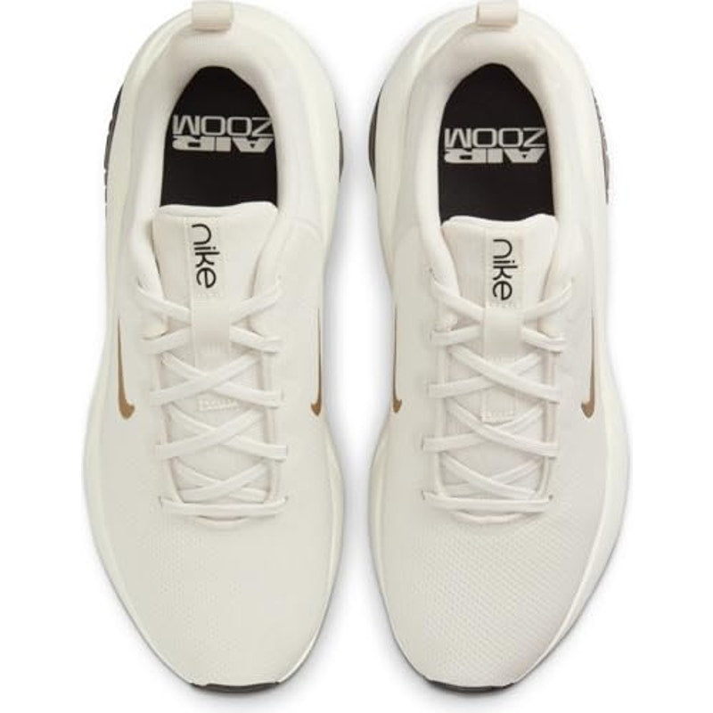 Nike Women Bella 7 Sneakers Phantom Metallic Gold Black Sail Size 6