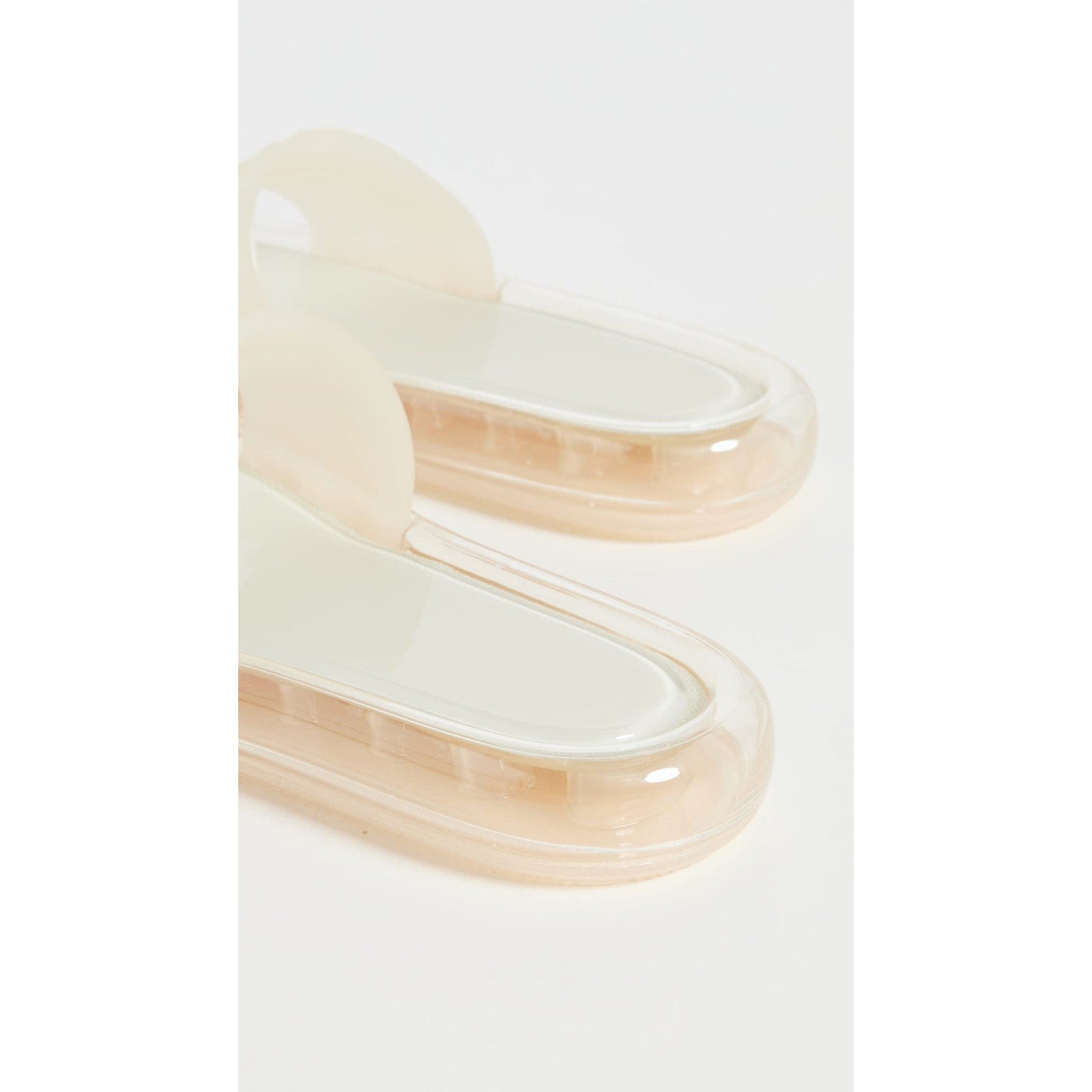 Tory Burch Women Bubble Jelly Slides Ivory Off White Size 7 M