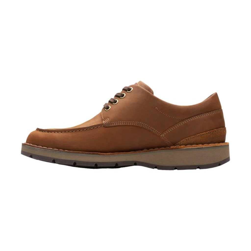 Clarks Men Gravelle Low Tan Leather 8 Wide