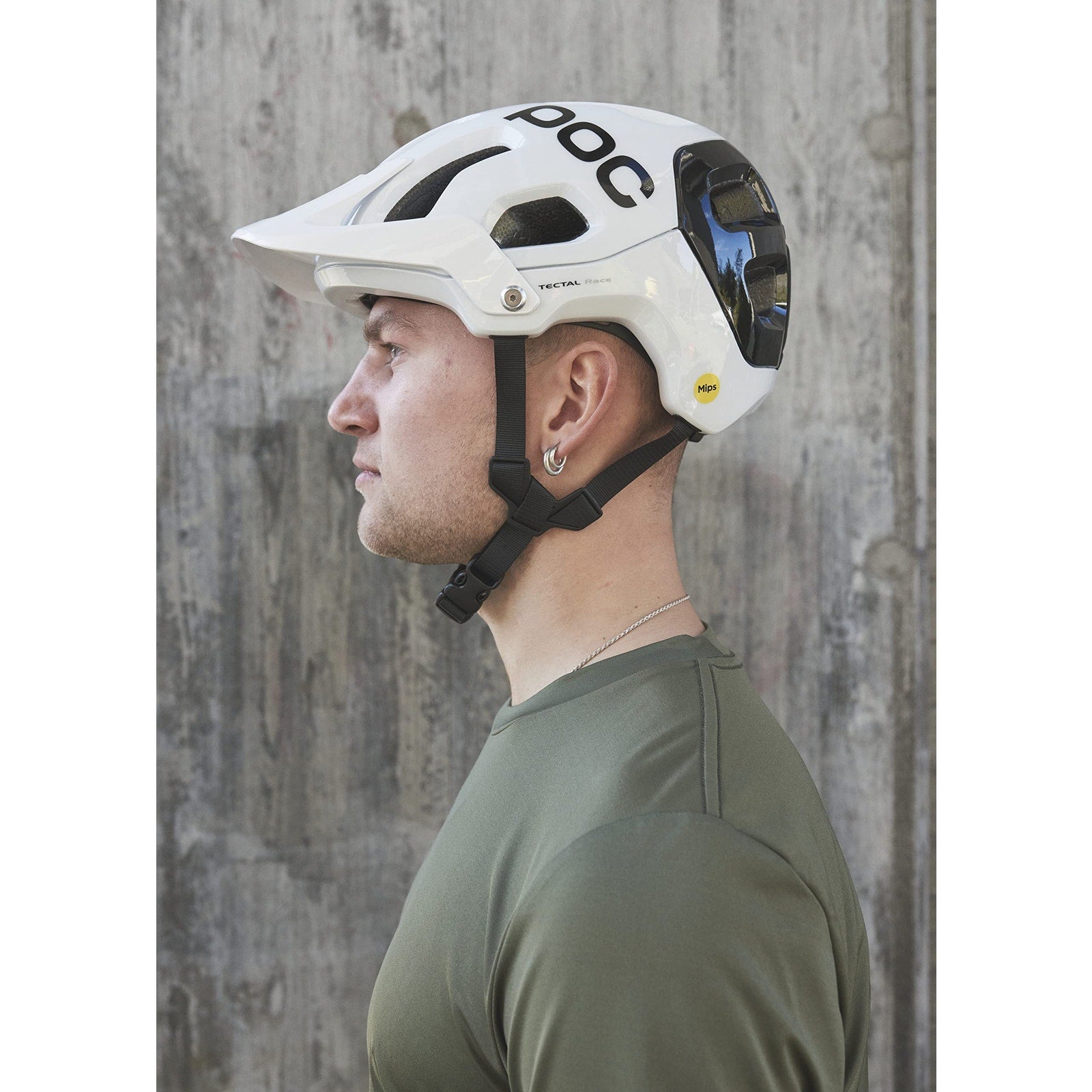 POC Tectal Race MIPS Bike Helmet White/Black Size S