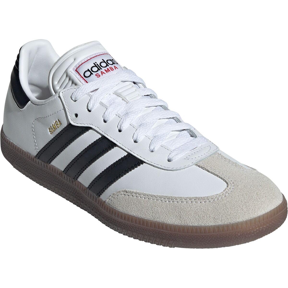 Adidas Unisex Samba Indoor Sneakers White Black Red Men 13 Women 14